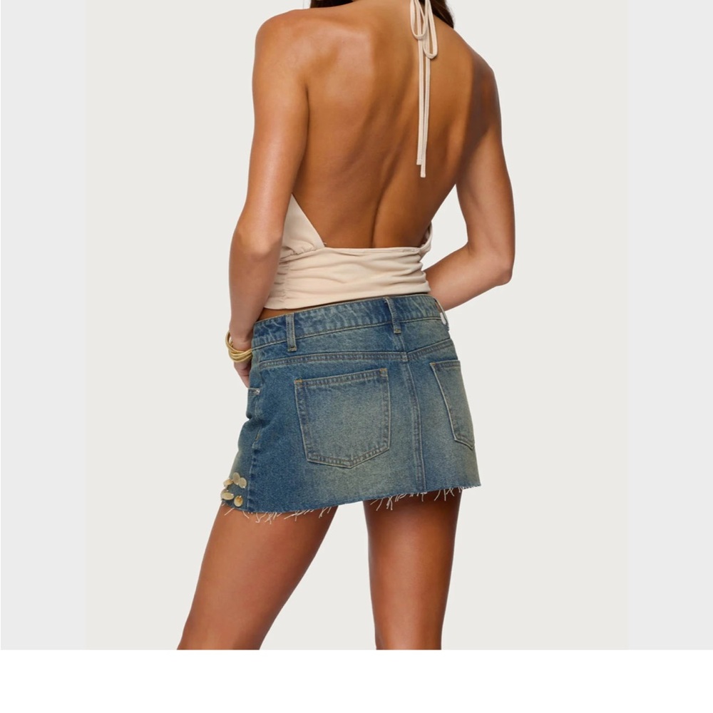 Edikted Cream Halter Top - Picture 4 of 6
